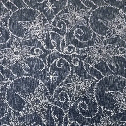 Denimstoff 145cm 61 Print - 50cm