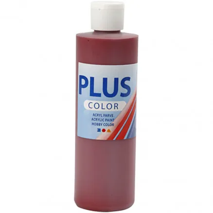 Plus Color Bastelfarbe, altrot, 250 ml/1 Fl.